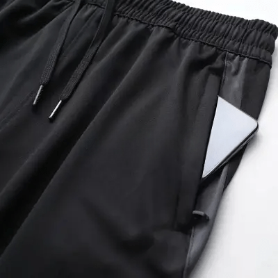 Pantalon sport homme - MenSportPants™ - Noir&Rouge