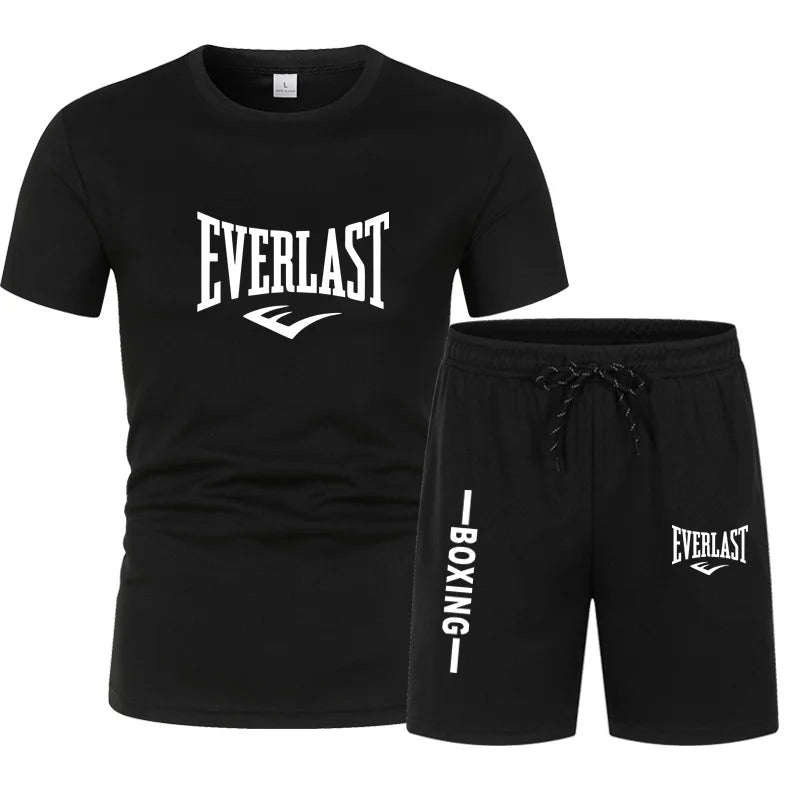 Ensemble de T-shirt à Manches Courtes et Short pour Homme