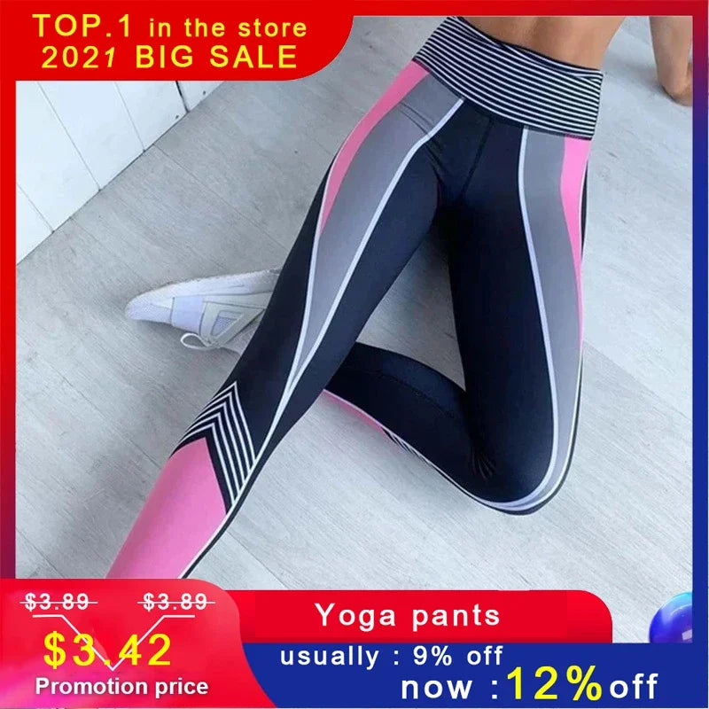 Pantalon de Sport de Yoga mince leggings