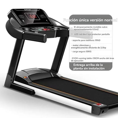 Tapis de course pliable multifonctionnel intérieur 220V