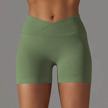 Short de Yoga taille haute pour femmes