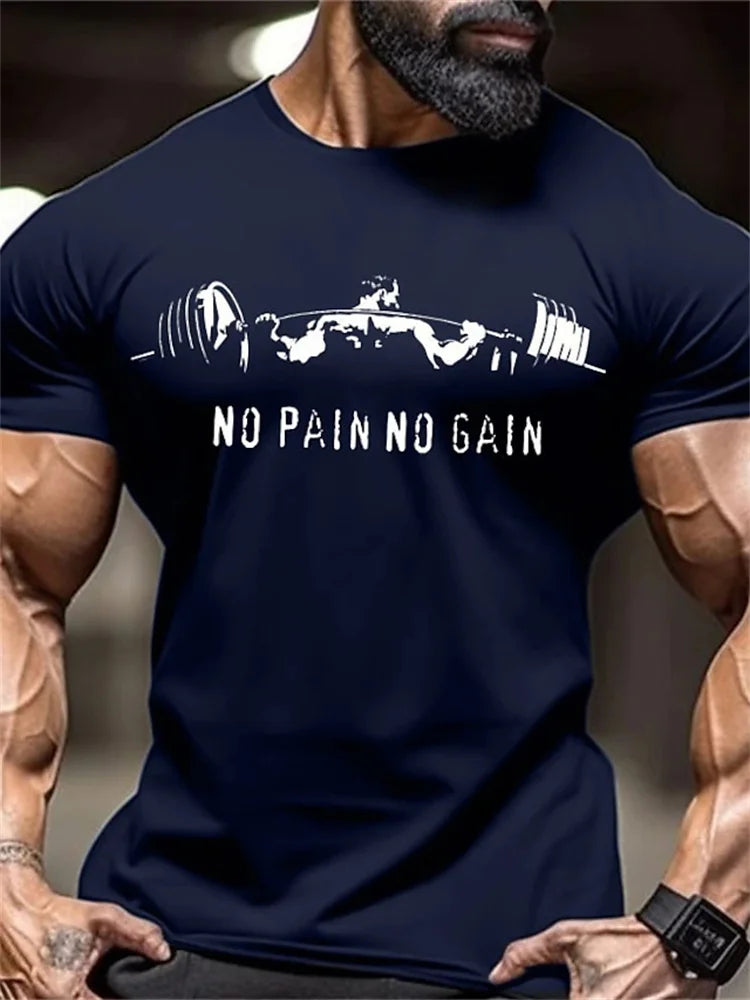 Nouveau T-Shirt de Fitness pour hommes, haut de sport féroce à manches courtes, col rond à séchage rapide, vêtements d'entraînement de compétition de Fitness
