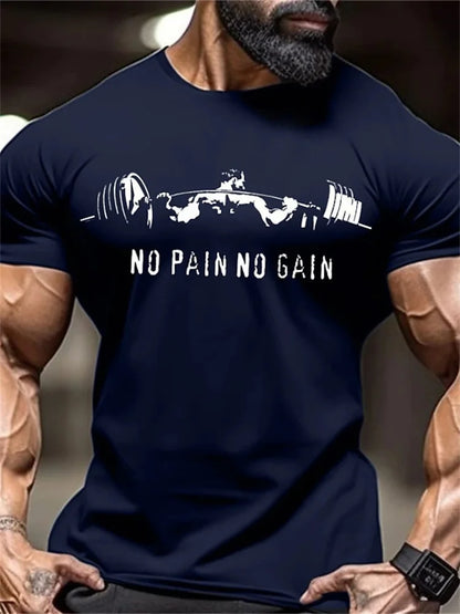 Nouveau T-Shirt de Fitness pour hommes, haut de sport féroce à manches courtes, col rond à séchage rapide, vêtements d'entraînement de compétition de Fitness