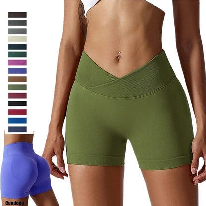 Short de Yoga taille haute pour femmes