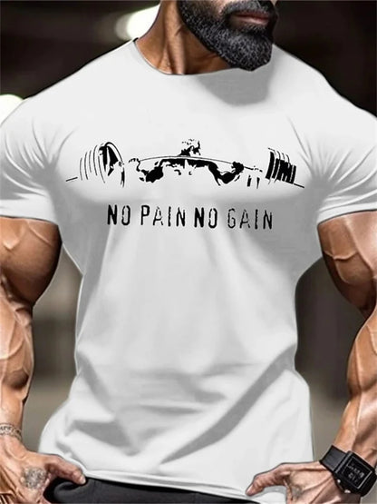Nouveau T-Shirt de Fitness pour hommes, haut de sport féroce à manches courtes, col rond à séchage rapide, vêtements d'entraînement de compétition de Fitness