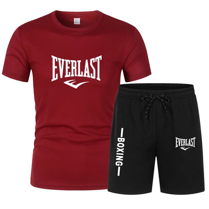 Ensemble de T-shirt à Manches Courtes et Short pour Homme