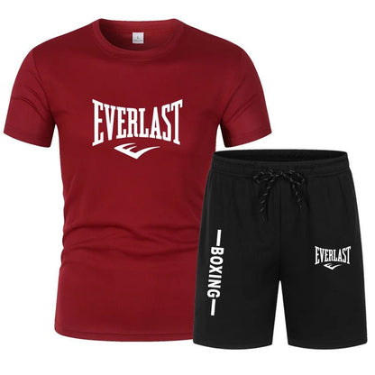 Ensemble de T-shirt à Manches Courtes et Short pour Homme