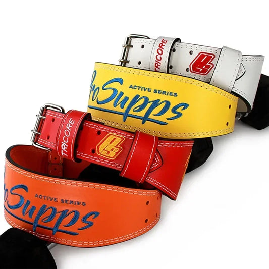 Ceinture d'haltérophilie en cuire
