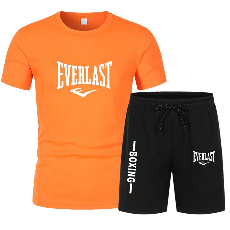 Ensemble de T-shirt à Manches Courtes et Short pour Homme