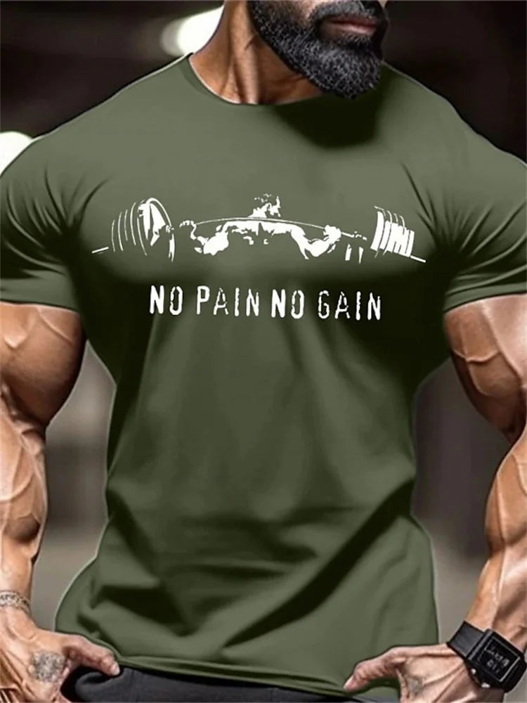 Nouveau T-Shirt de Fitness pour hommes, haut de sport féroce à manches courtes, col rond à séchage rapide, vêtements d'entraînement de compétition de Fitness