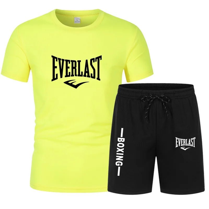 Ensemble de T-shirt à Manches Courtes et Short pour Homme
