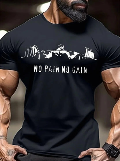 Nouveau T-Shirt de Fitness pour hommes, haut de sport féroce à manches courtes, col rond à séchage rapide, vêtements d'entraînement de compétition de Fitness