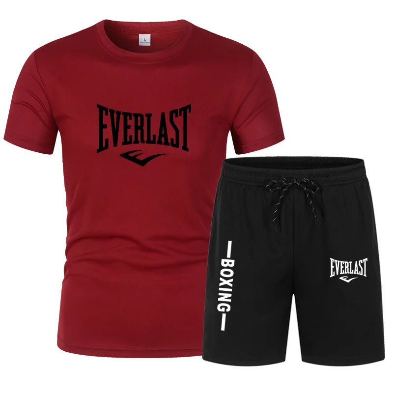 Ensemble de T-shirt à Manches Courtes et Short pour Homme