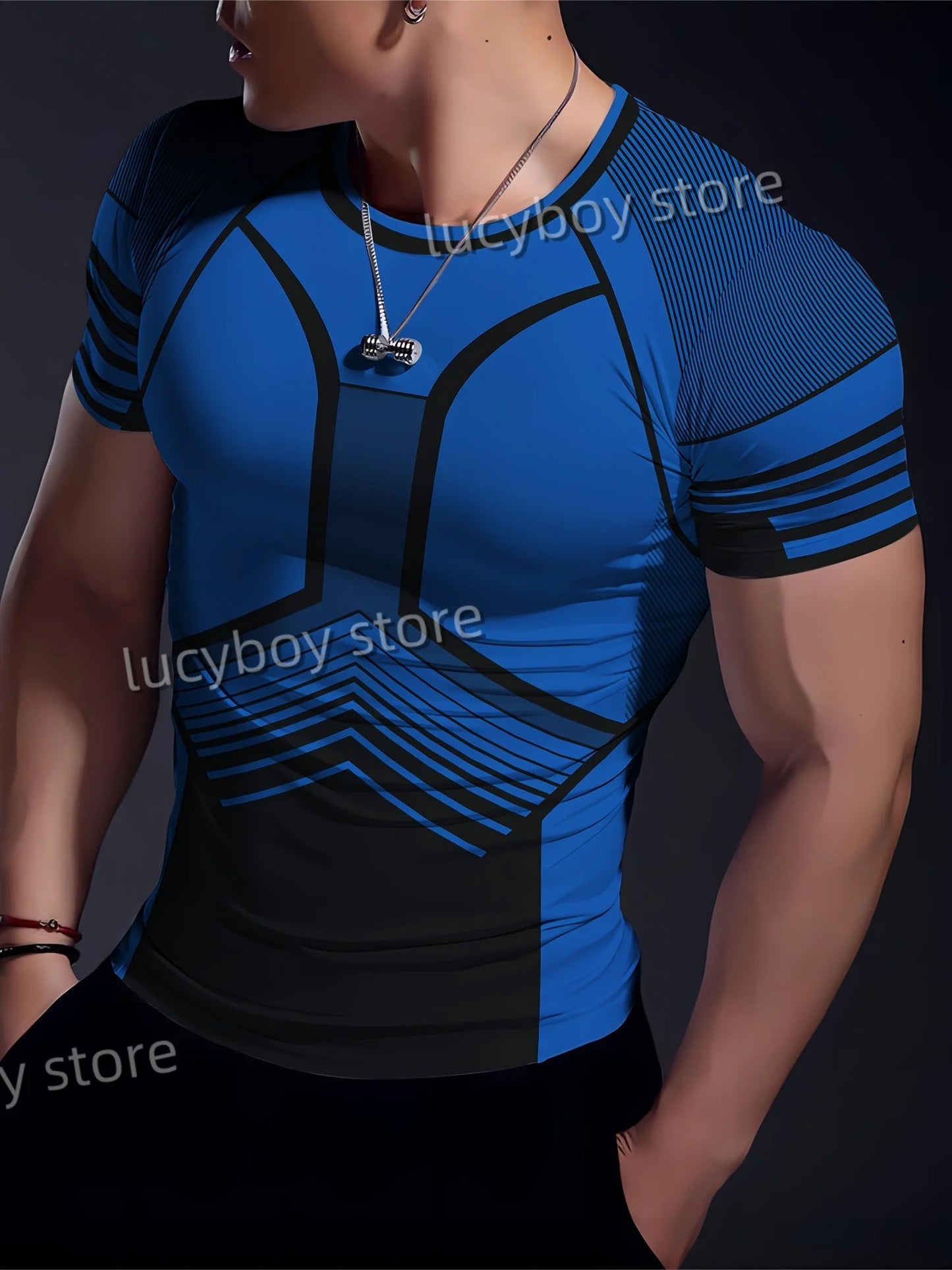 t-shirt entraînement  de sport hommes