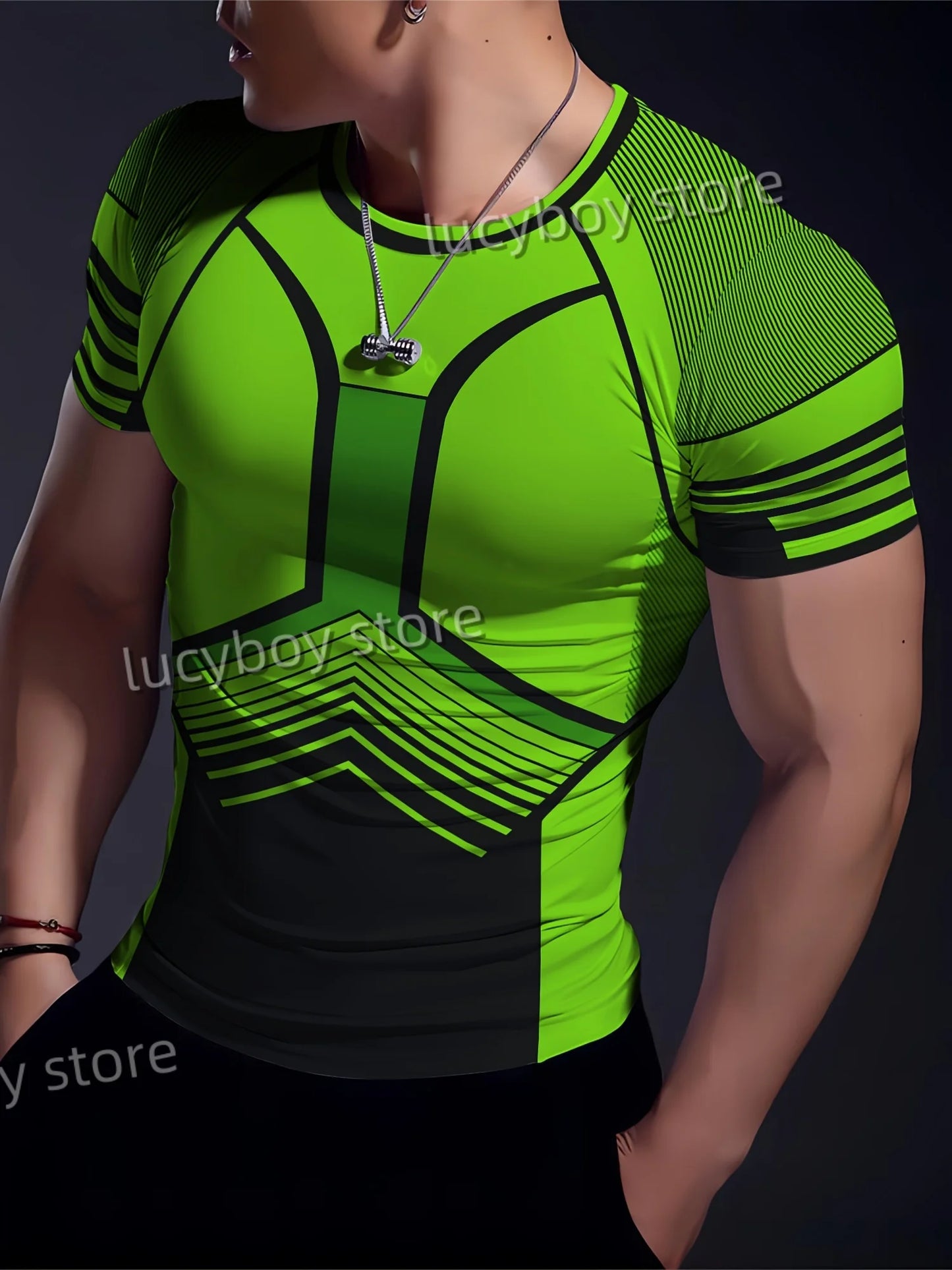 t-shirt entraînement  de sport hommes