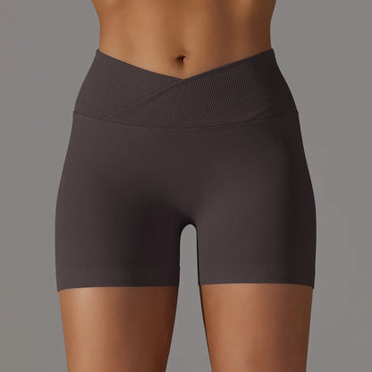 Short de Yoga taille haute pour femmes